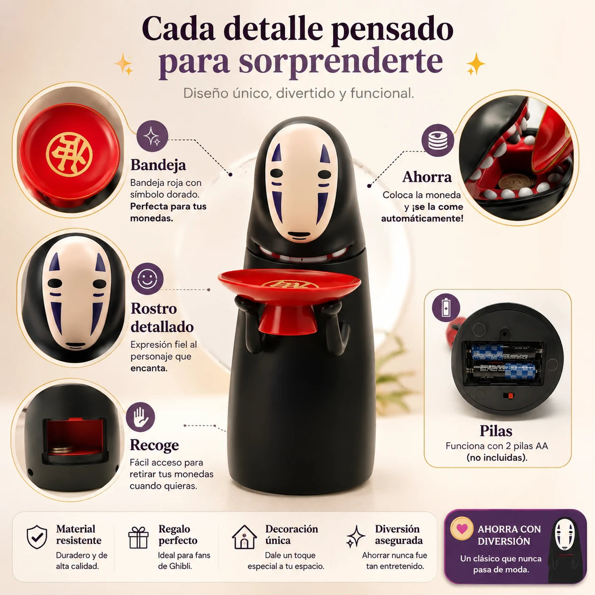 Wander Spirit™ – Alcancía Sin Rostro